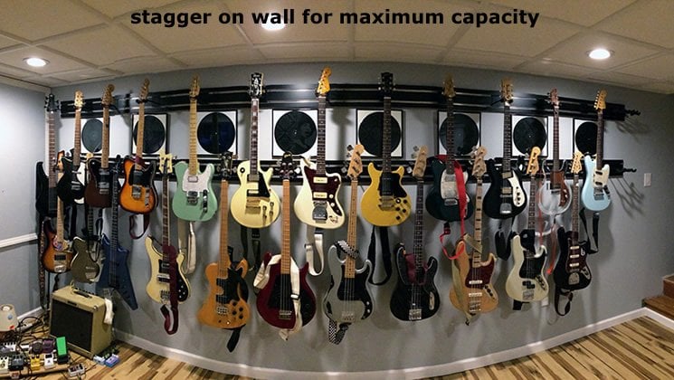 Stagger on Wall for Maximum Capacity