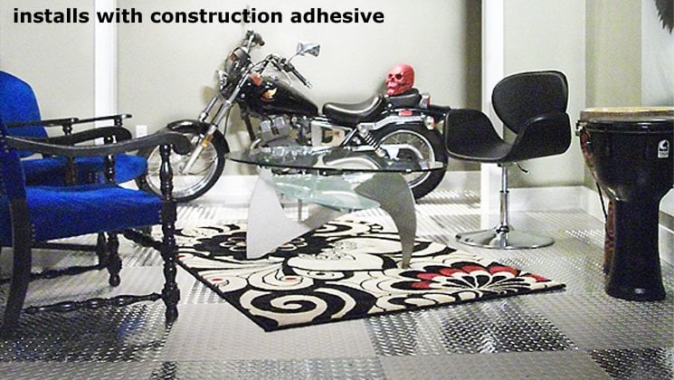 Installs with Construction Adhesive