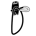 Bike Hook Graphical Drawing
