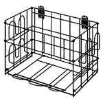 Sports Rack and Basket Graphical Drawing