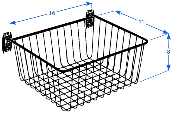 Heavy duty basket large dimensions