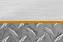 Metal Fascia - Diamond Plate / Brushed Aluminum