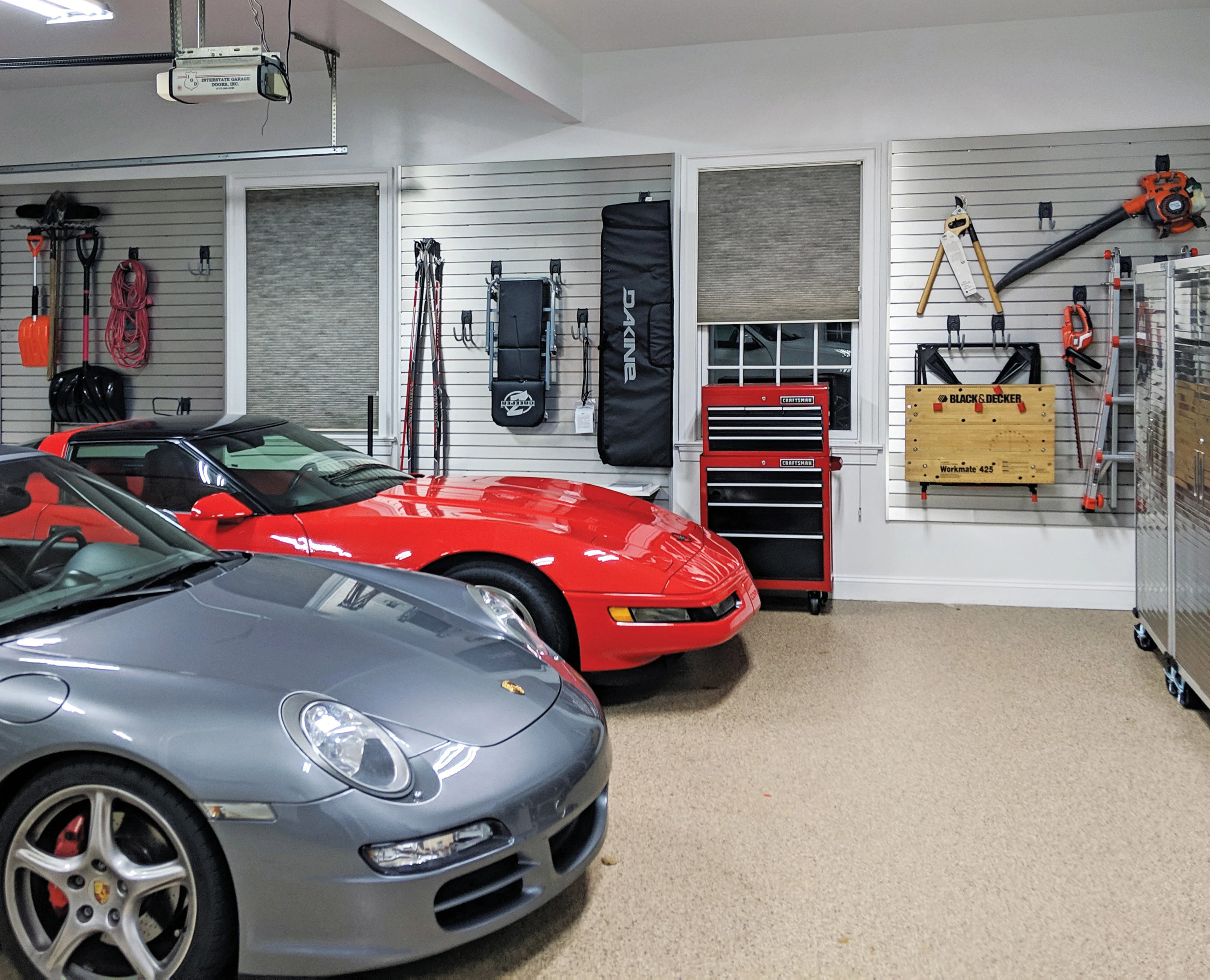 SlatWall garage wall organizers